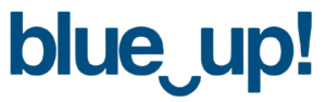 Logo nome blue up com fundo transparente